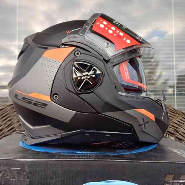Silniční překlápěcí přilba LS2 Advant X Oblivion - foto 4