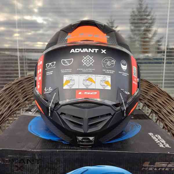 Silniční překlápěcí přilba LS2 Advant X Oblivion - foto 3