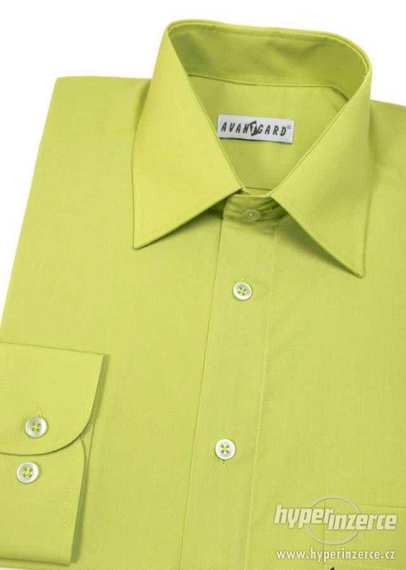 Pánská značková košile - zelená - foto 1