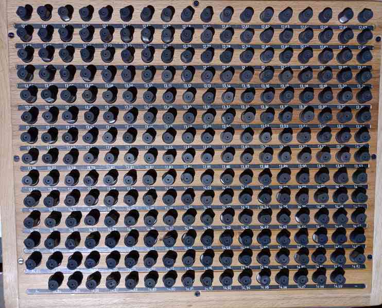 Sada kontrolních trnů, válečkové měrky / doklad - foto 7