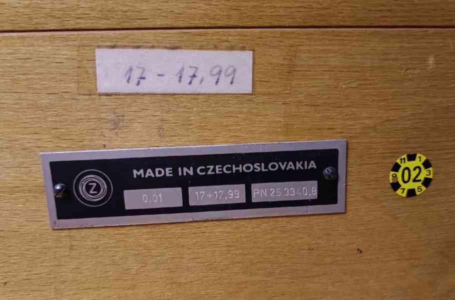 Sada kontrolních trnů, válečkové měrky / doklad - foto 9