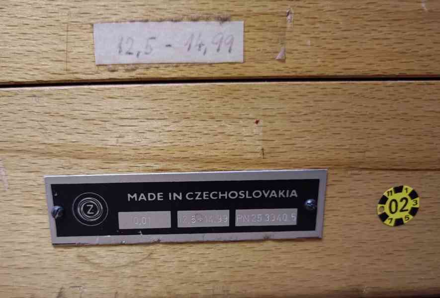 Sada kontrolních trnů, válečkové měrky / doklad - foto 8