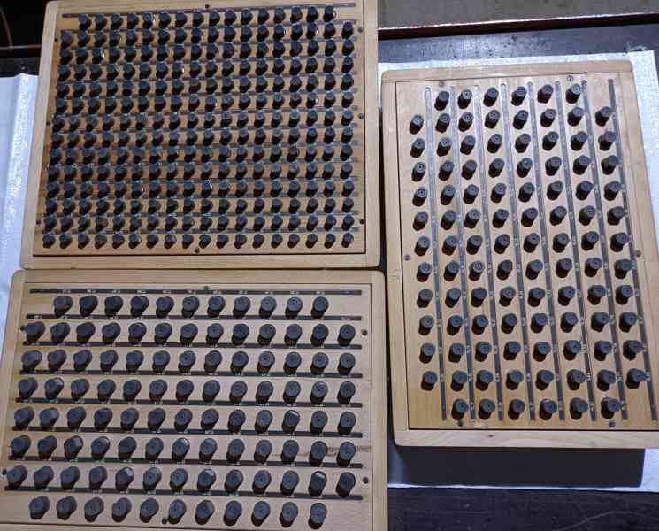 Sada kontrolních trnů, válečkové měrky / doklad - foto 2