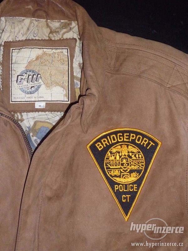 Kožená bunda G-III Bridgeport Police - foto 2