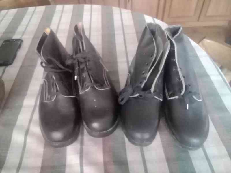 2x kožené, pracovní boty (pánské) - foto 7