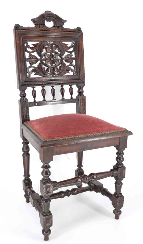 Starožitné novorenesanční židle set 6 kusů - foto 1