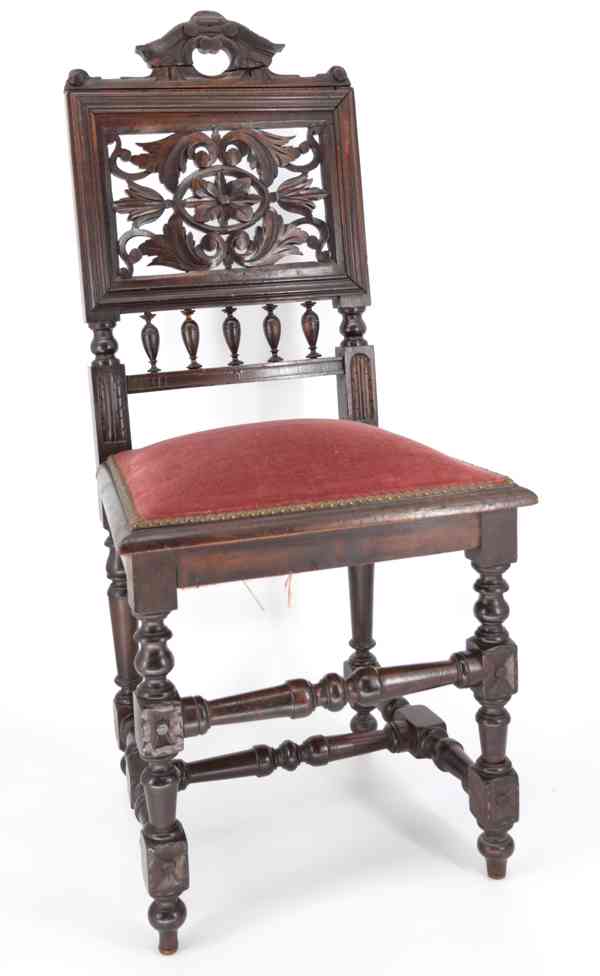 Starožitné novorenesanční židle set 6 kusů - foto 4