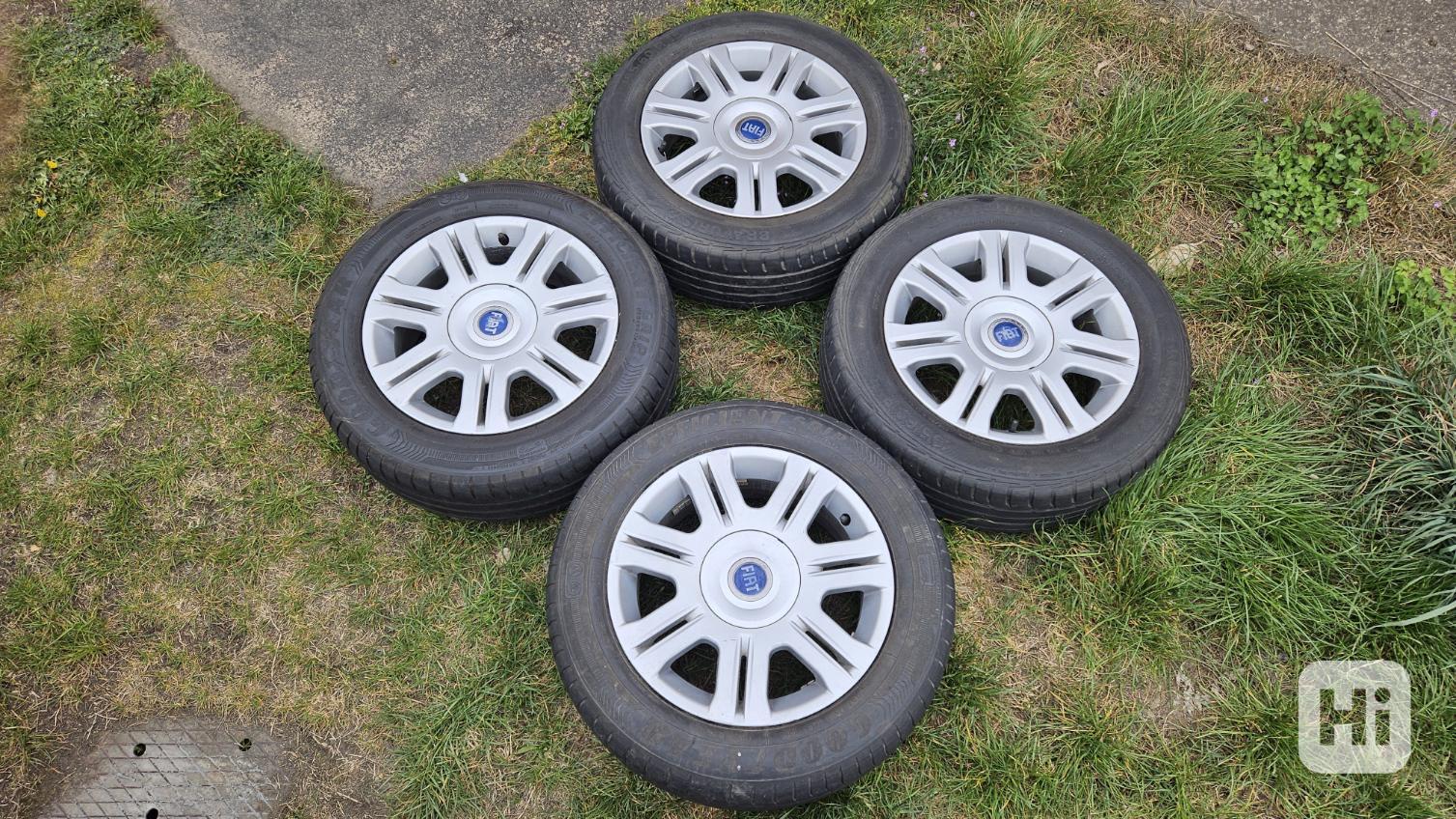 Fiat 15" elektrony alukola pneumatiky 195/60R15  - foto 1