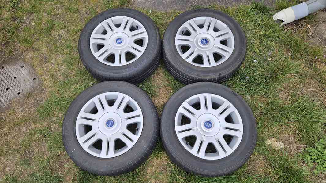 Fiat 15" elektrony alukola pneumatiky 195/60R15  - foto 2