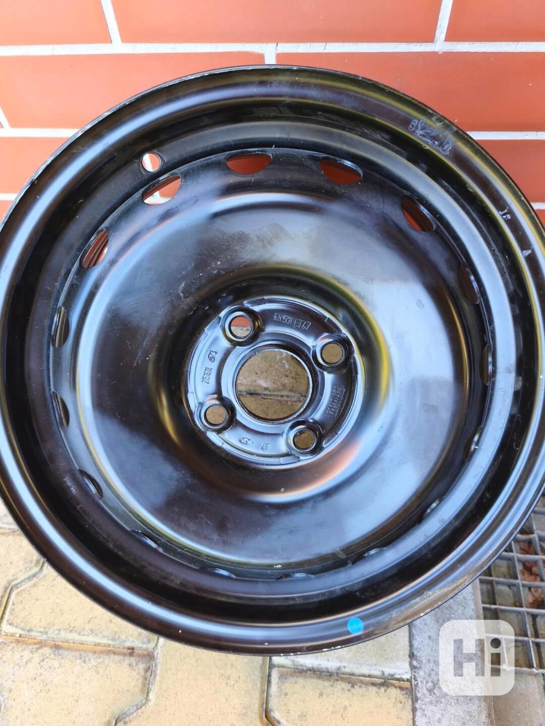 Originální plechové disky Hyundai 15” - 4 ks - foto 1