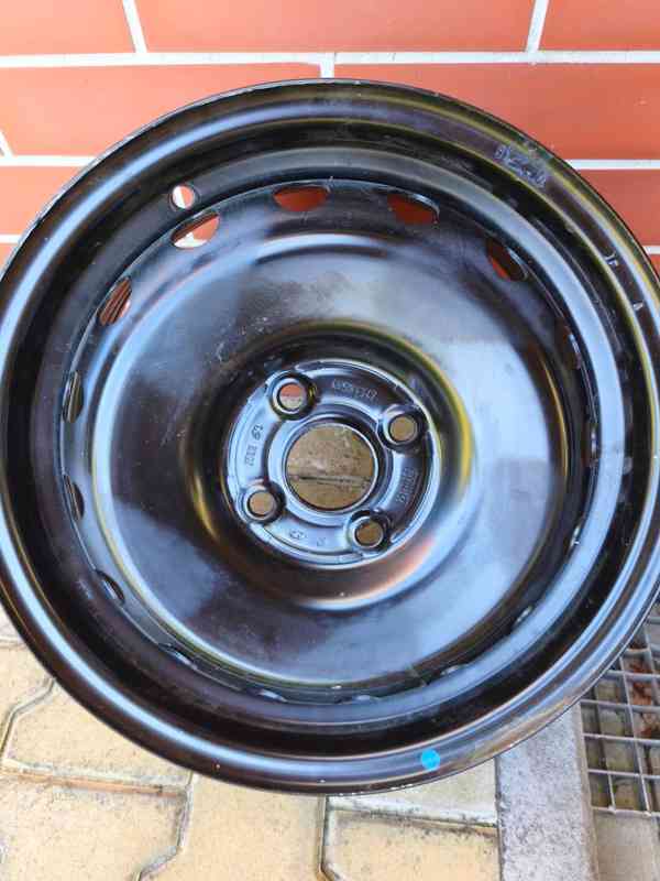 Originální plechové disky Hyundai 15” - 4 ks - foto 1