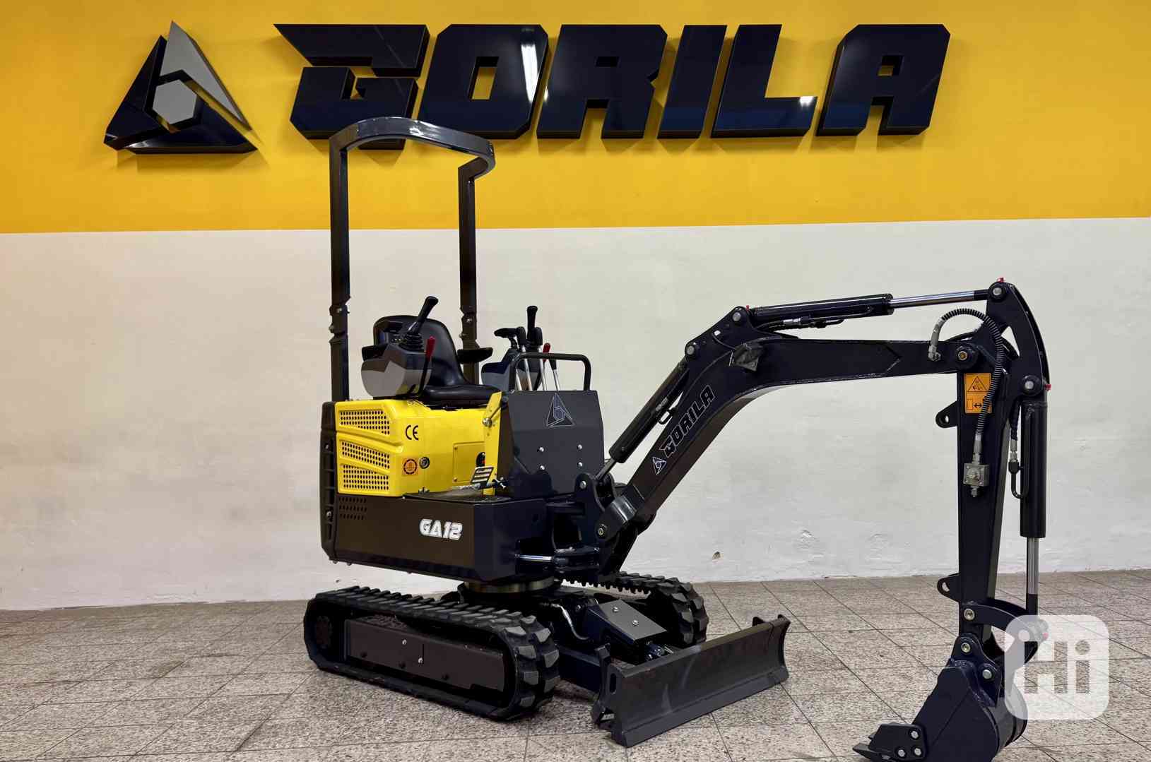 Minibagr Gorila GA12, Kubota, Joysticky !AKCE! - foto 1