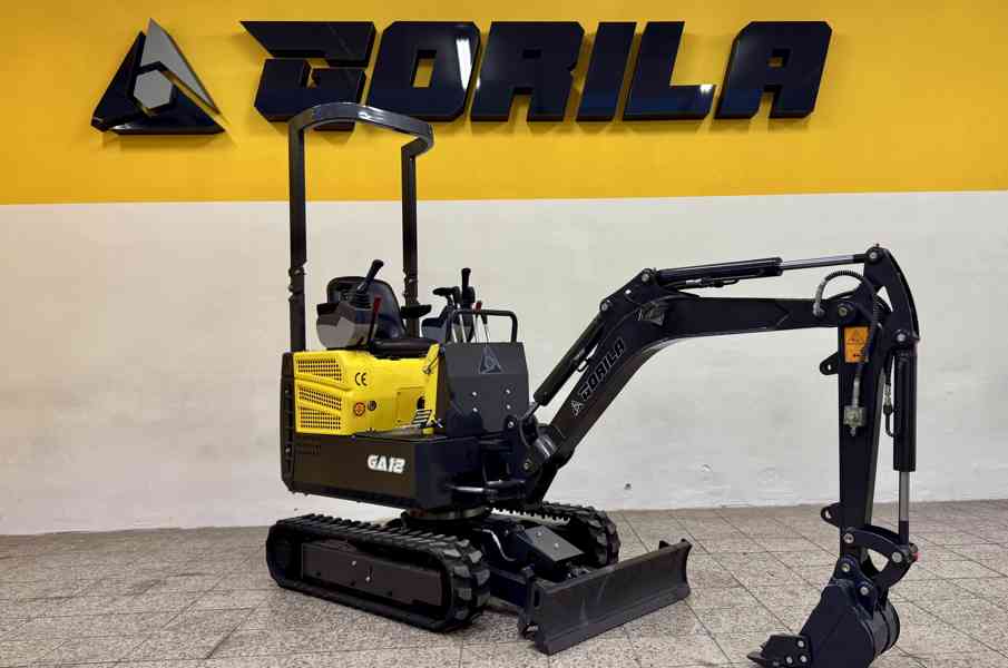 Minibagr Gorila GA12, Kubota, Joysticky !AKCE! - foto 1