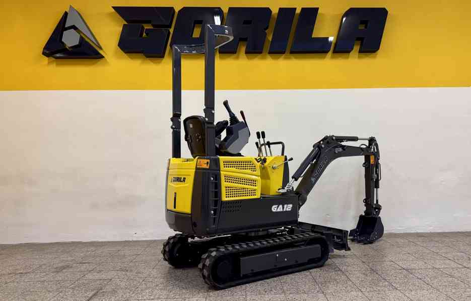 Minibagr Gorila GA12, Kubota, Joysticky !AKCE! - foto 4