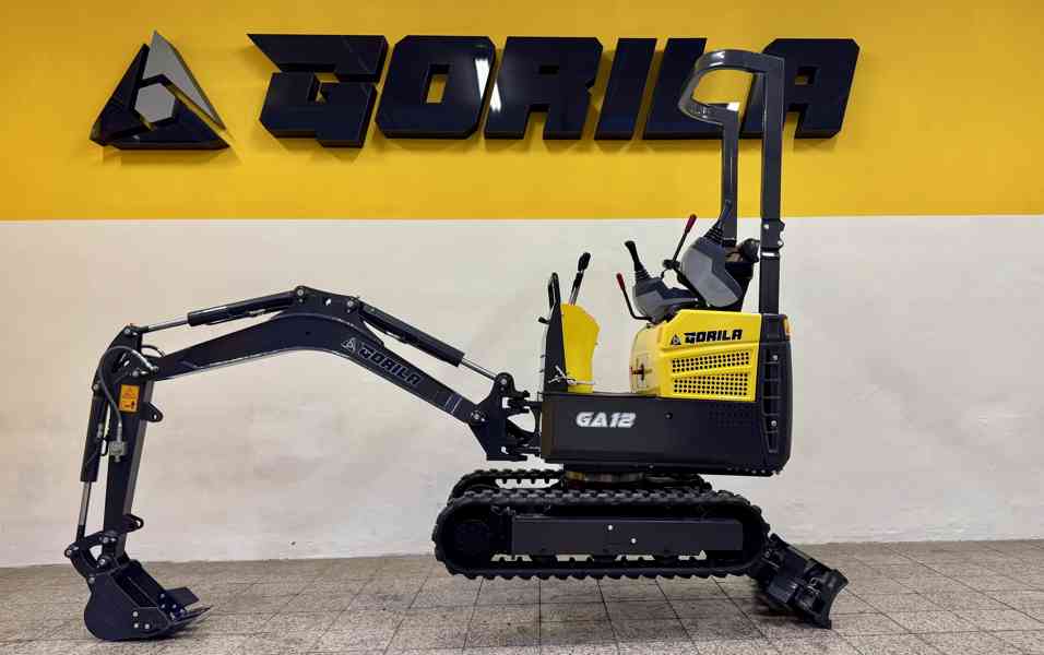 Minibagr Gorila GA12, Kubota, Joysticky !AKCE! - foto 5