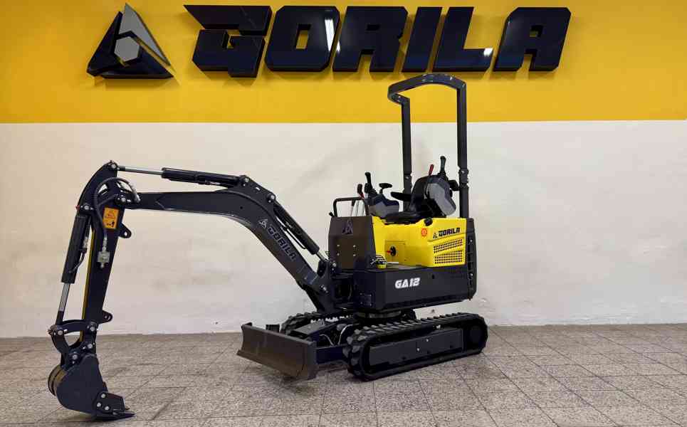 Minibagr Gorila GA12, Kubota, Joysticky !AKCE! - foto 3