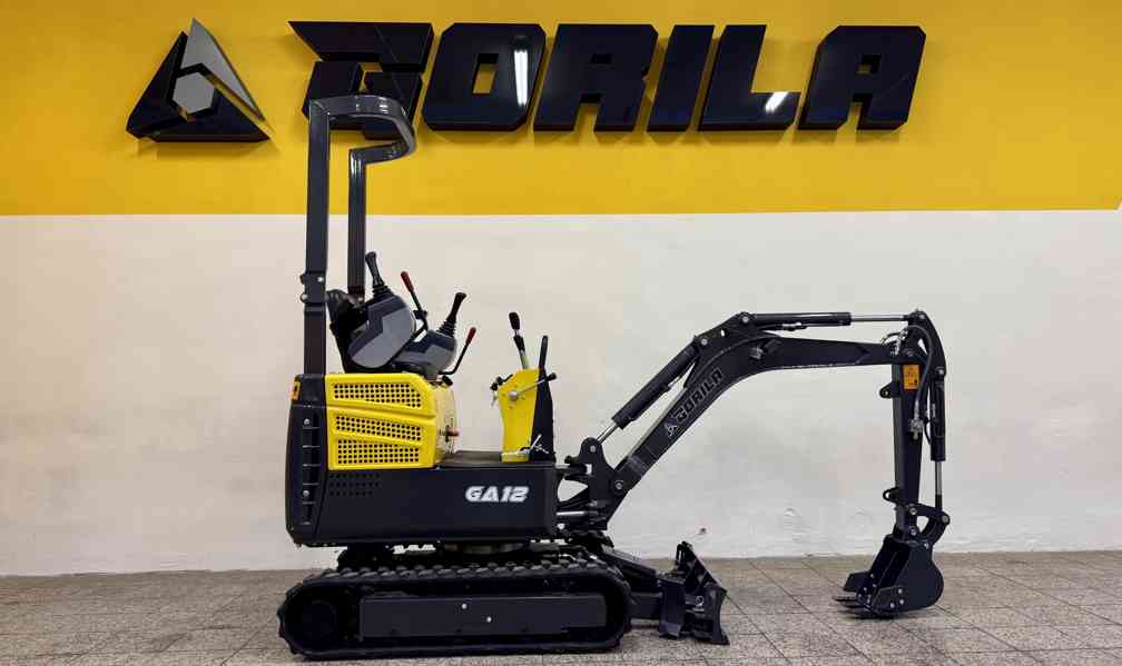 Minibagr Gorila GA12, Kubota, Joysticky !AKCE! - foto 2