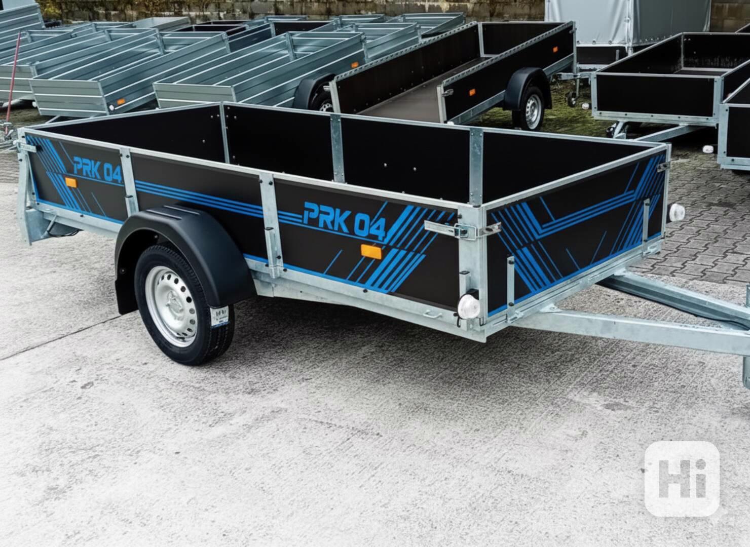 Přívěsný vozík 2,96m x 1,26m, profi model-svařovaný rám, DPH - foto 1