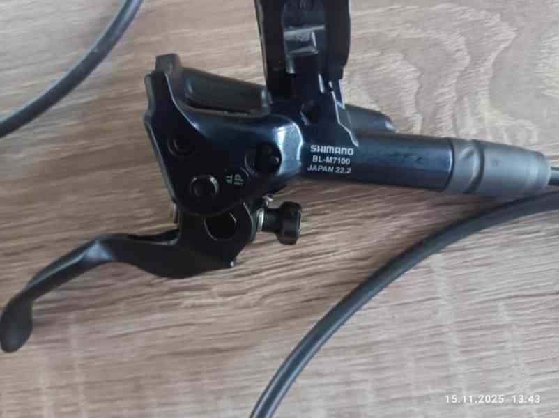 Prodám hydraulické dvoupístové brzdy Shimano SLX BL-M7100  - foto 3