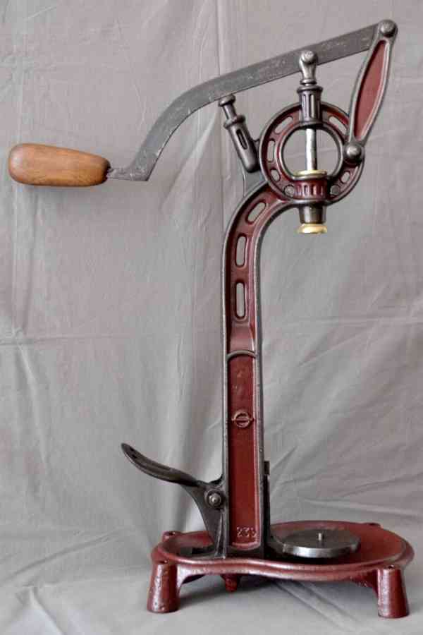 Velmi stará francouzska špuntovačka láhví, 70cm - foto 21