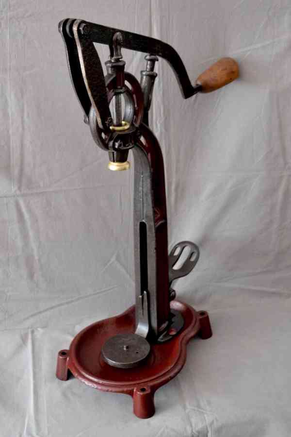 Velmi stará francouzska špuntovačka láhví, 70cm - foto 18