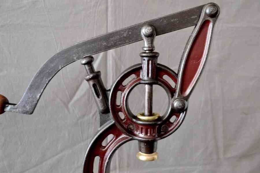 Velmi stará francouzska špuntovačka láhví, 70cm - foto 17