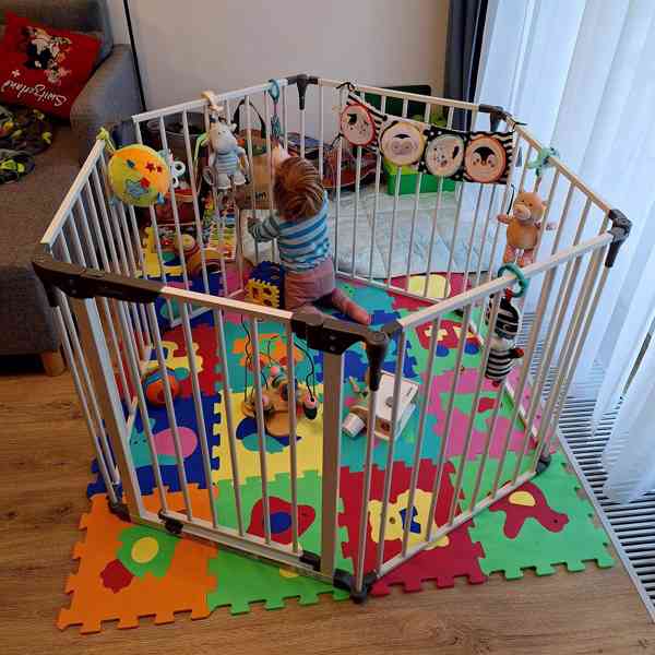 Dětská ohrádka bezpečnostní 3v1 DREAMBABY - foto 2