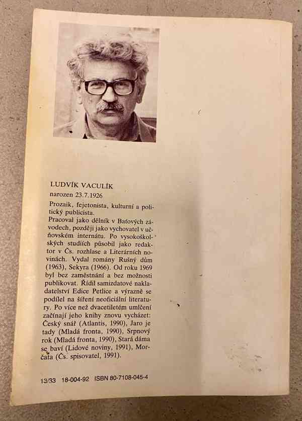LUDVÍK VACULÍK - ČESKÝ SNÁŘ - foto 2