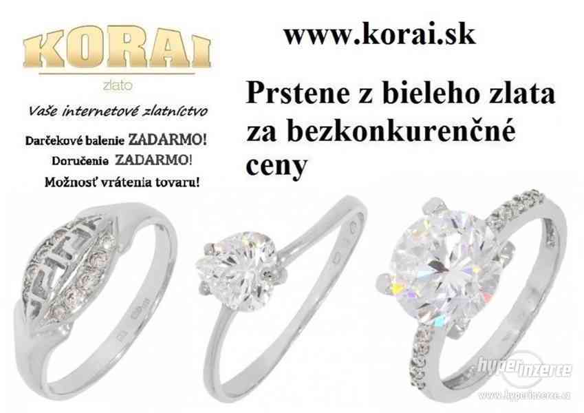 Prstene z bieleho zlata KORAI - foto 1