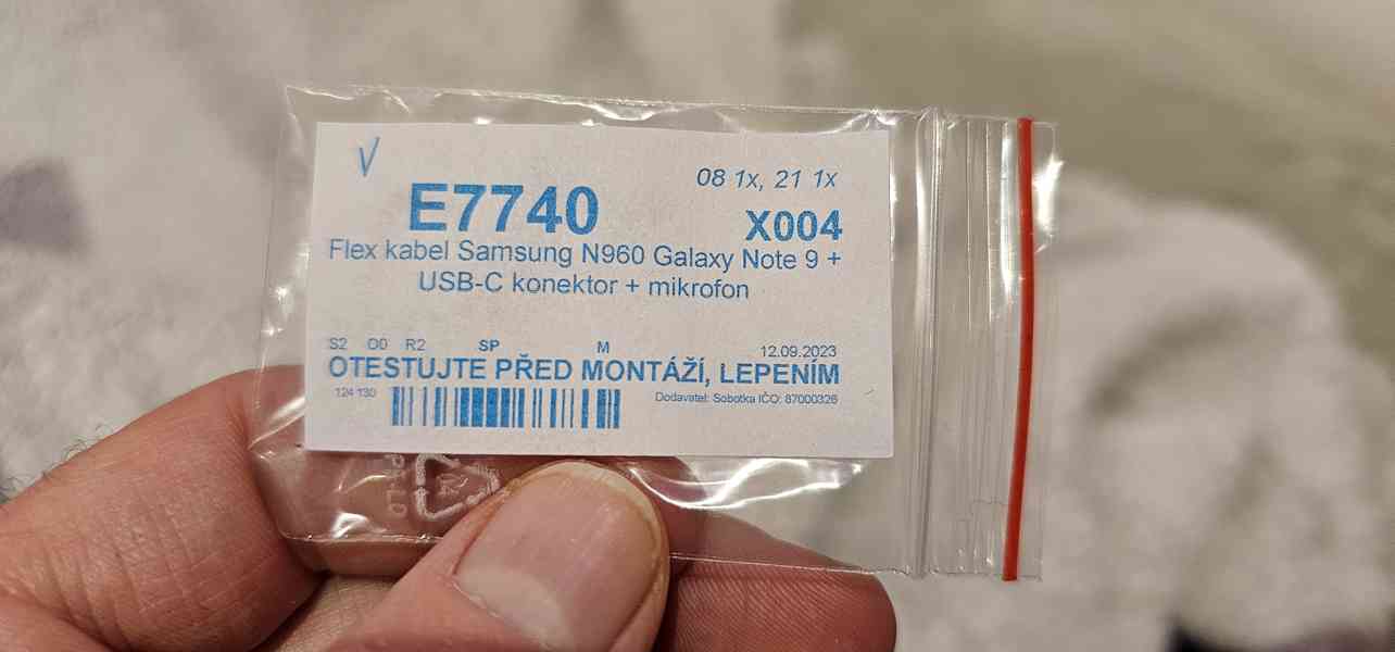 Samsung N960 Galaxy Note 9 + USB-C konektor + mikrofon