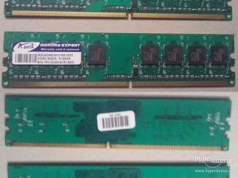 A-DATA 512MB DDR2 800MHz Sada 1GB KIT - foto 1