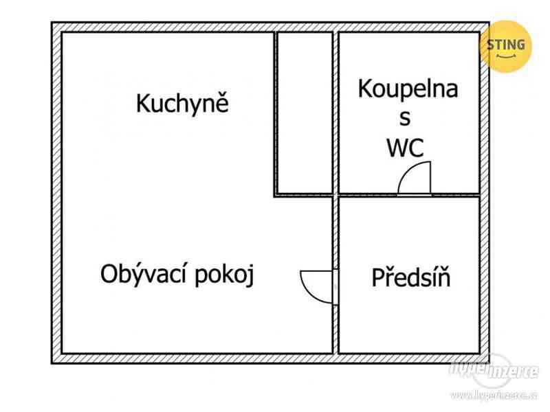 Pronájem bytu 0 + 1 , ul. Plzeňská , Ostrava - Zábřeh - foto 2