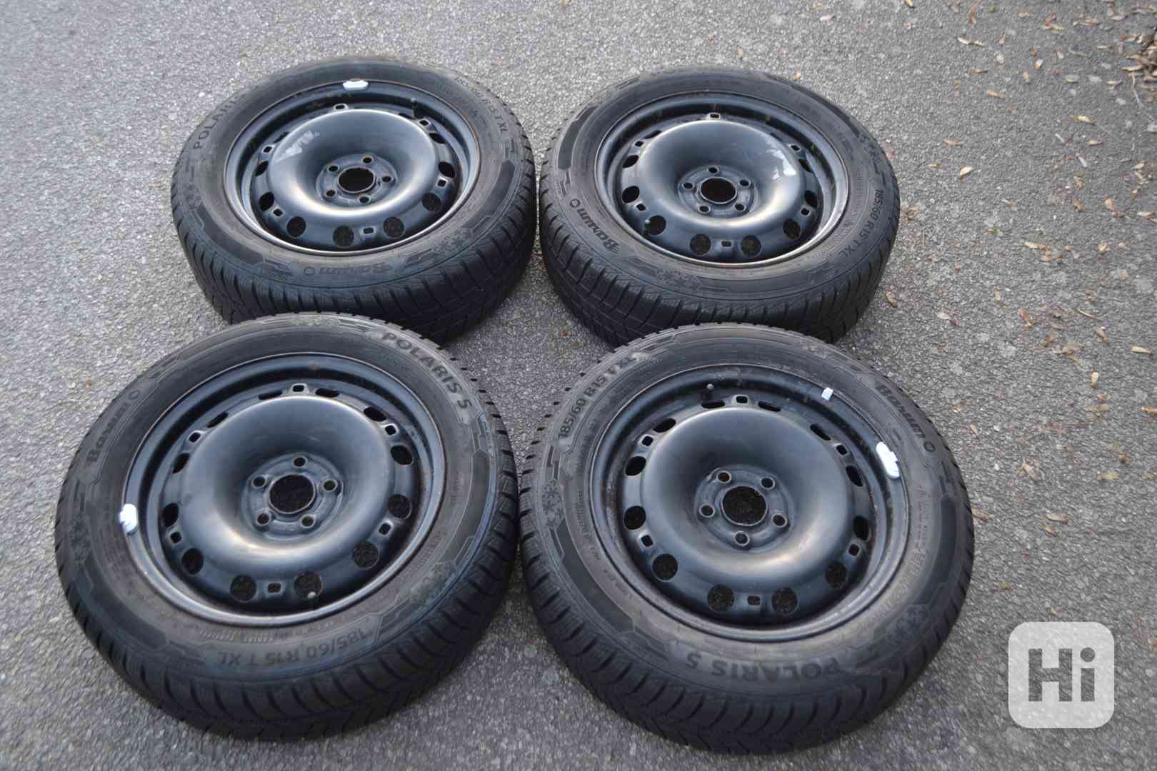 ZÁNOVNÍ zimní kola Š.Rapid/Fabia 2,3/VW Polo-185/60R15 - foto 1