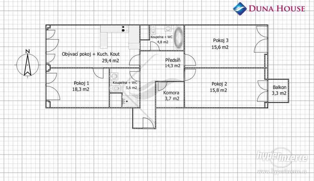 Prodej bytu 4+kk, 114,4 m2, Praha 3 – Žižkov - foto 5