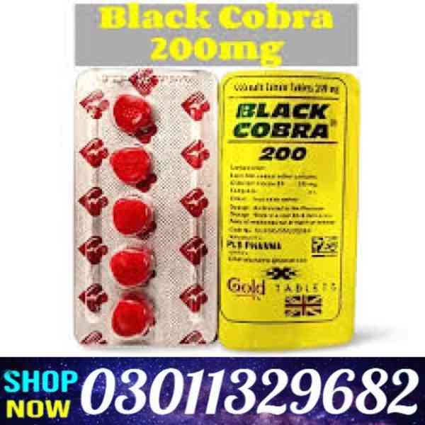 Black Cobra 200mg Tablets In Pakistan /03011329682/Online Sh - foto 1