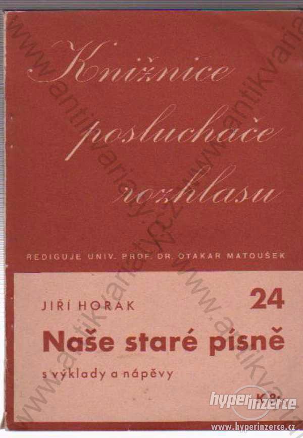 Knižnice posluchače rozhlasu - 24 Jiří Horák 1941 - foto 1