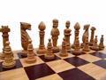 dřevěné šachy vyřezávané Dubové 105 mad - foto 1