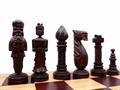 dřevěné šachy vyřezávané Dubové 105 mad - foto 4