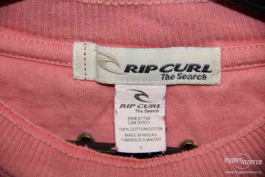 Růžové triko RipCurl, S - foto 3