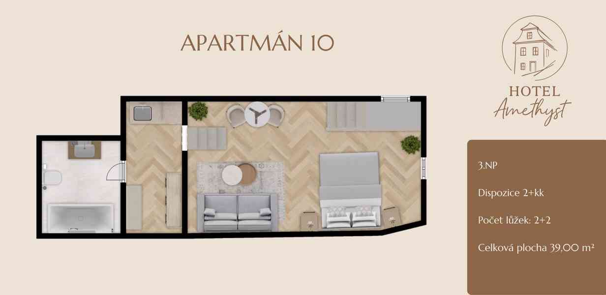 Prodej apartmánů 39 m² - foto 3