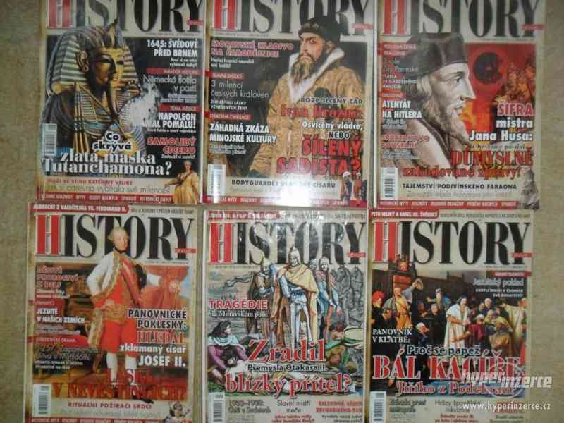 Prodám časopisy HISTORY revue, AKTA HISTORY, Živá HISTORIE  - foto 1