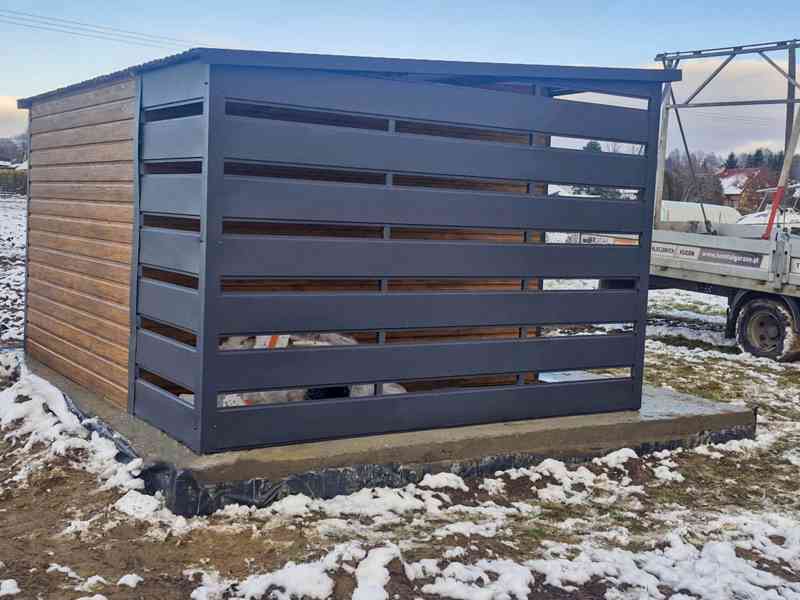 Zahradní domek 2,5x3m -  dveře - okno - světlý ořech - TS928 - foto 3