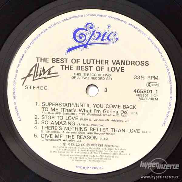 LUTHER VANDROSS - THE BEST OF LOVE (2LP) - foto 10