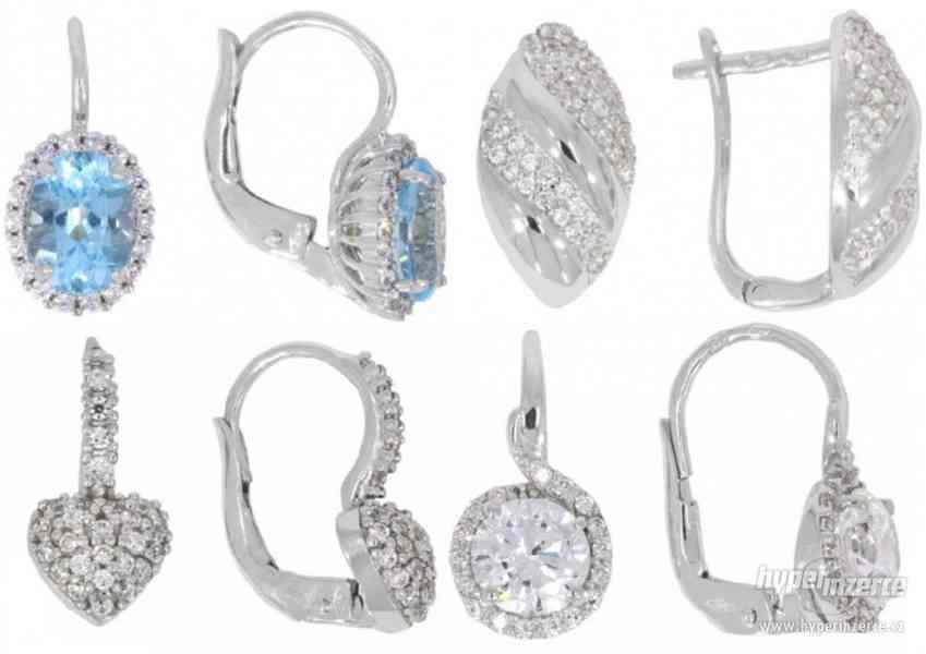 Náušnice z bieleho zlata KORAI - foto 2