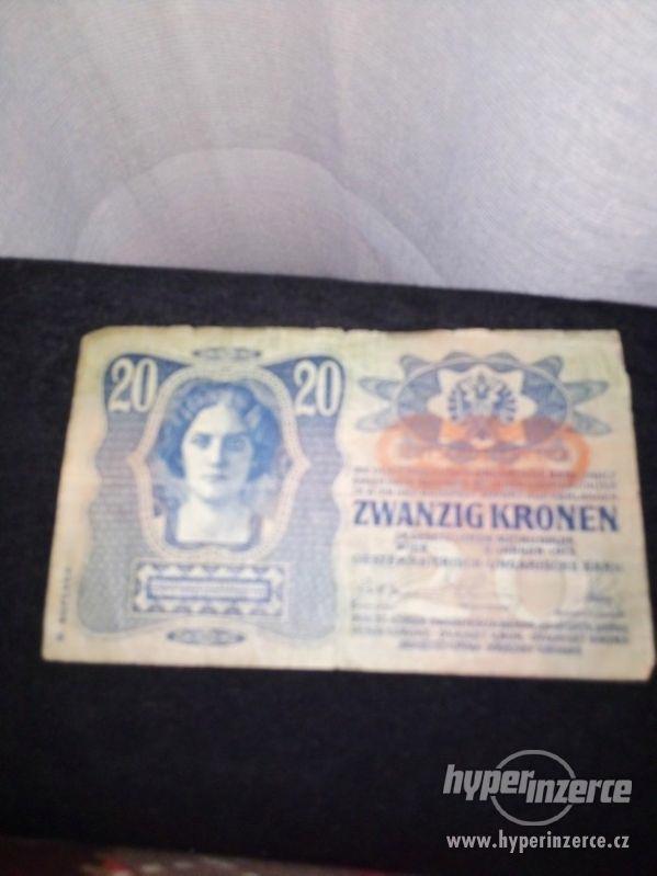 Bankovka 20 korona rok 1913 - foto 2