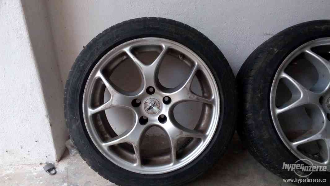 Alu kola Aluett 5x112 vč. pneumatik Michelin PS3,225/45/17 - foto 6