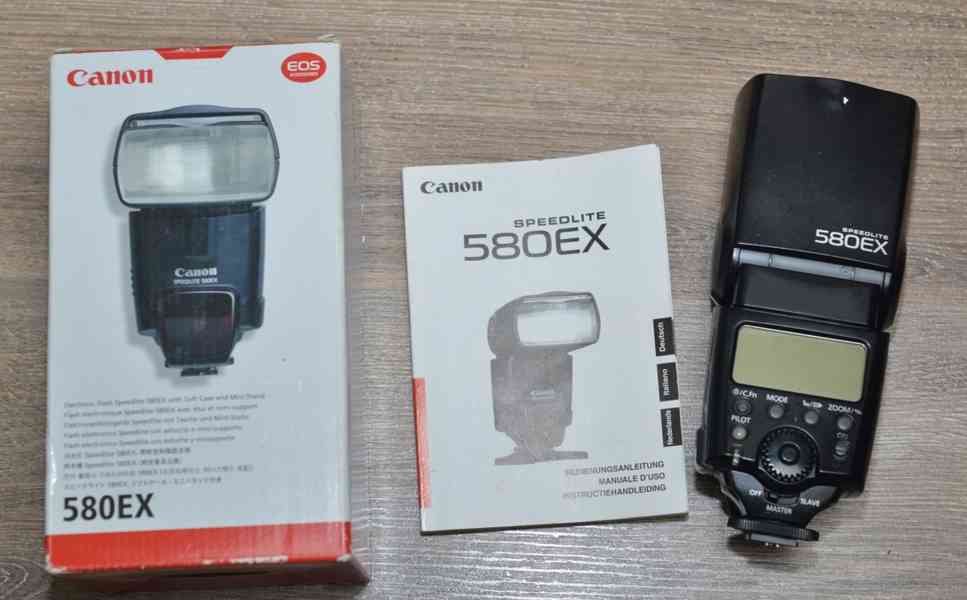 Canon Speedlite 580 EX E-TTL II*master-slave*S.Č58 - foto 3