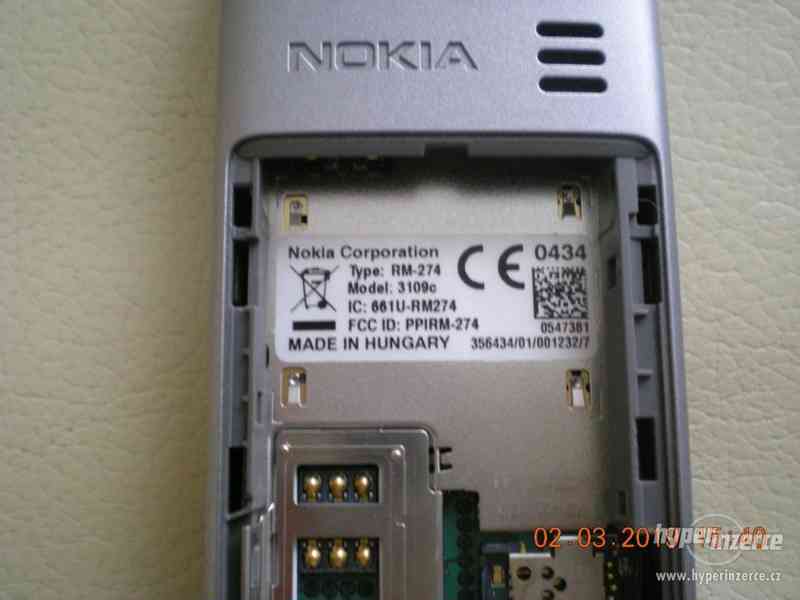Nokia 3109c - plně funkční mobilní telefony z r.2007 - foto 10