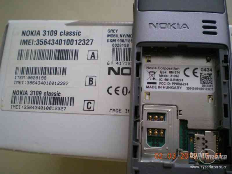 Nokia 3109c - plně funkční mobilní telefony z r.2007 - foto 11