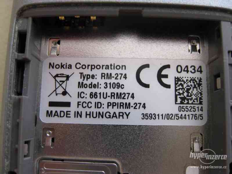 Nokia 3109c - plně funkční mobilní telefony z r.2007 - foto 18